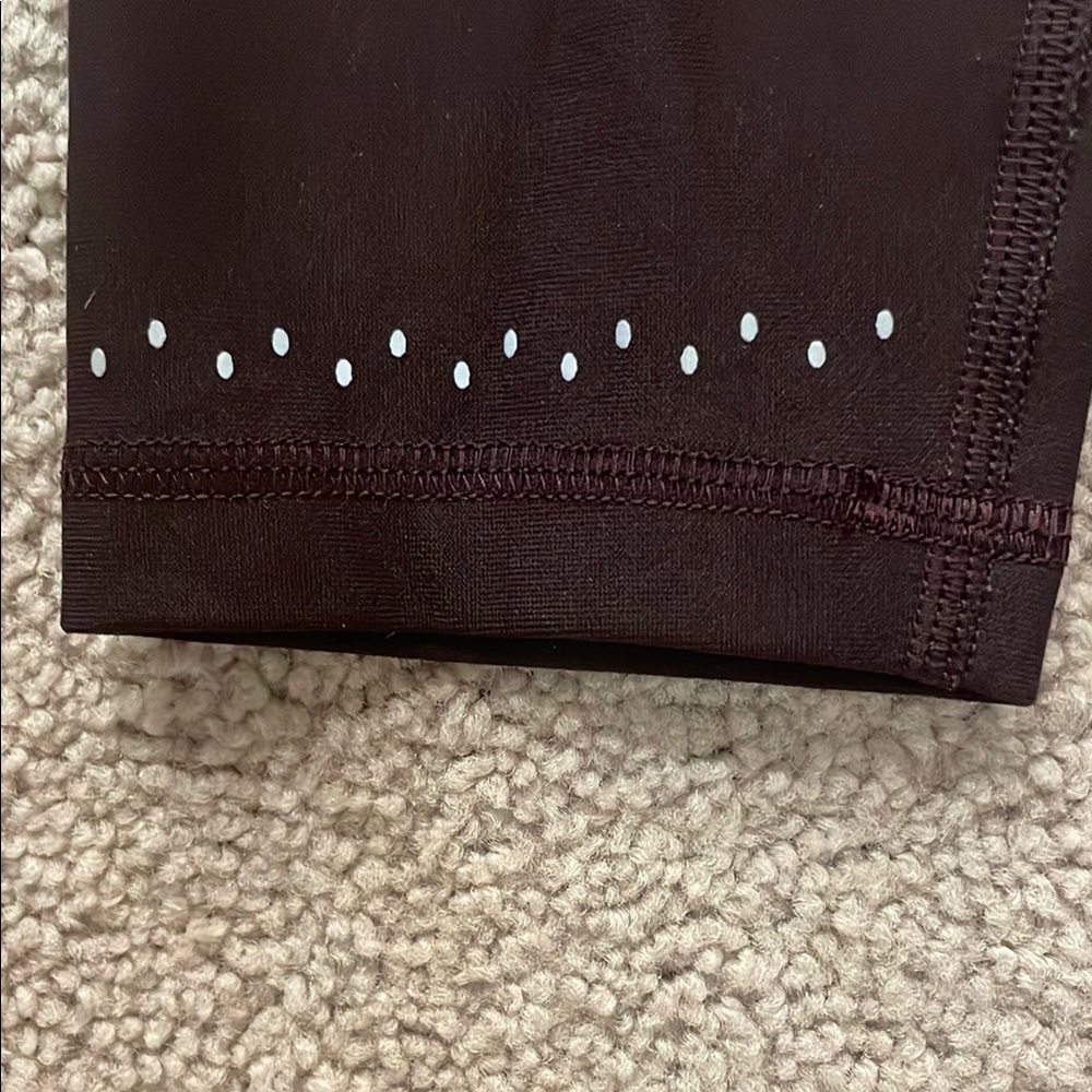 Lululemon Athletica Burgundy Leggings - Picture 2 of 6